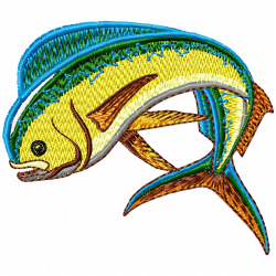 Fishes Embroidery Design 7 Fishes Embroidery Design 7